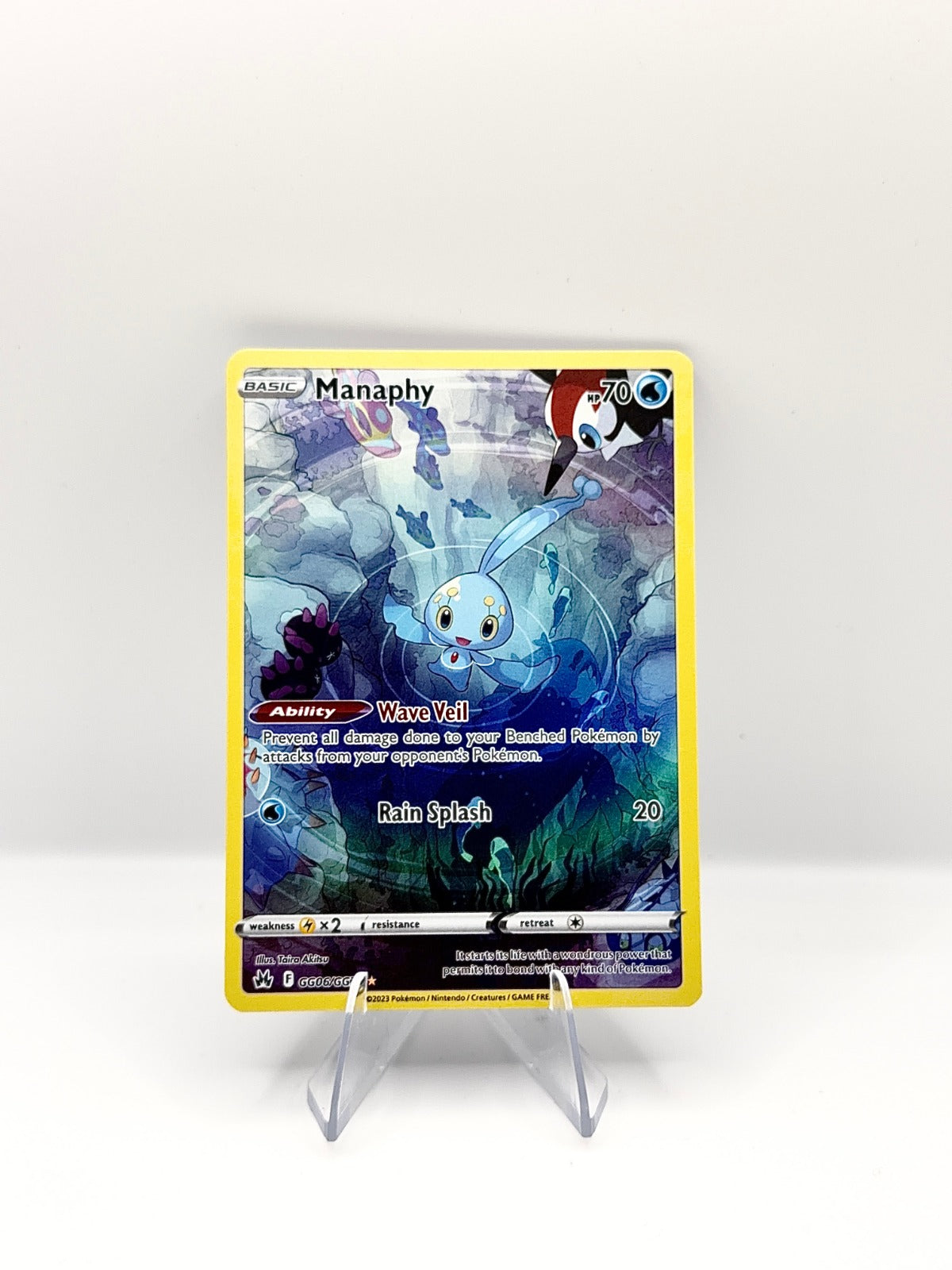 Manaphy Ultra Rare SWSH: Crown Zenith: Galarian Gallery GG06/GG70 NM