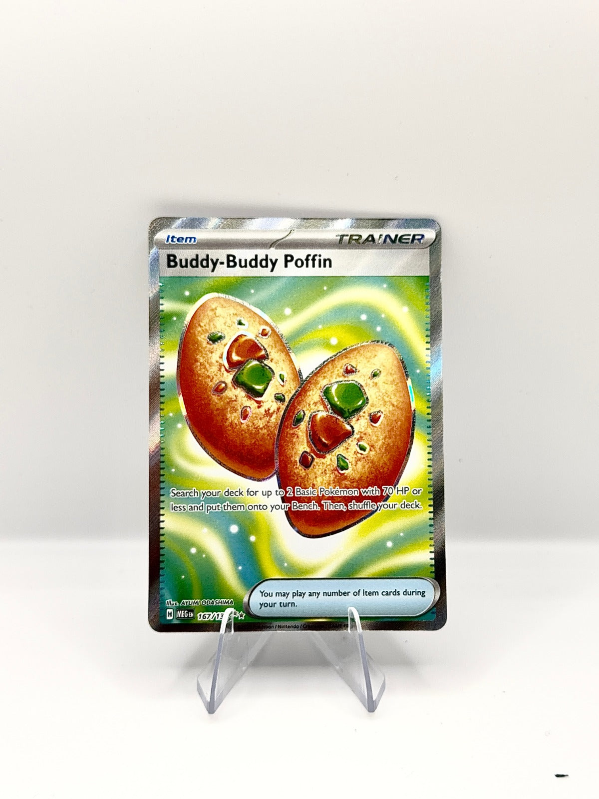 Buddy-Buddy Poffin Ultra Rare ME01: Mega Evolution 167/132 NM