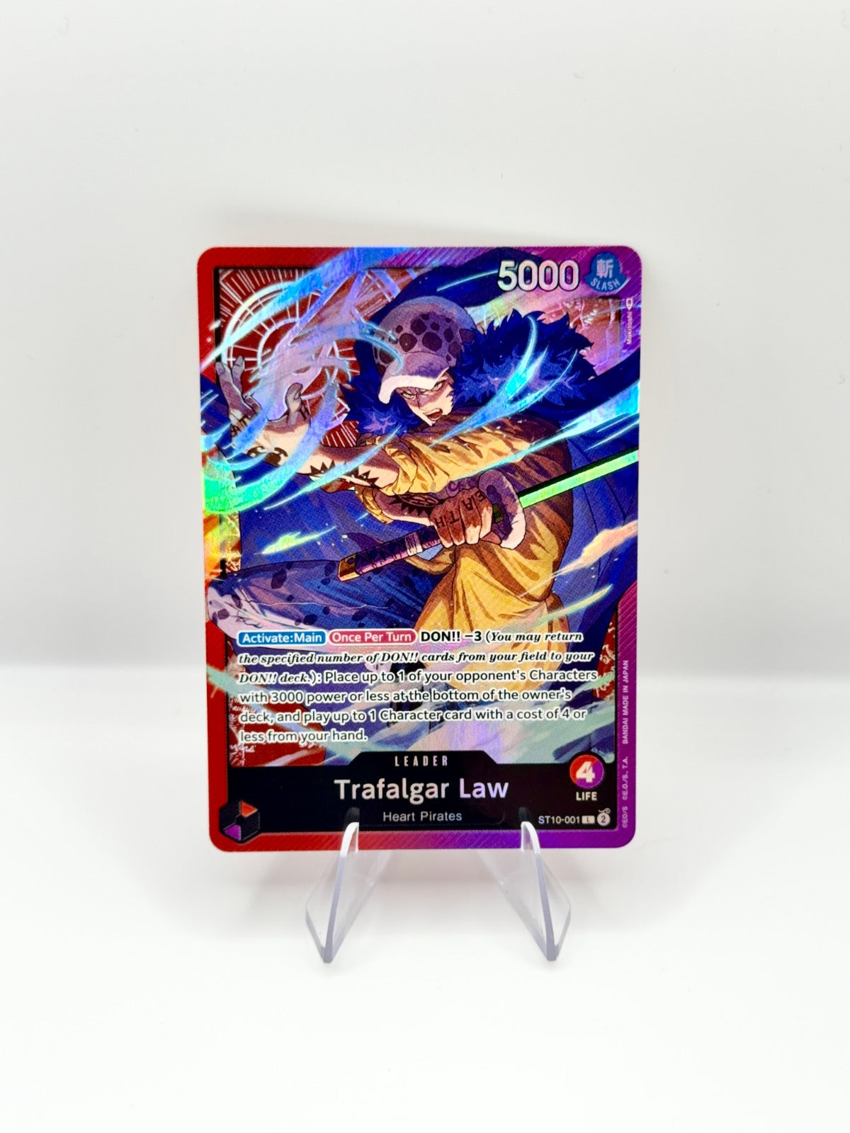 Trafalgar Law (001) L Ultra Deck: The Three Captains ST10-001 NM