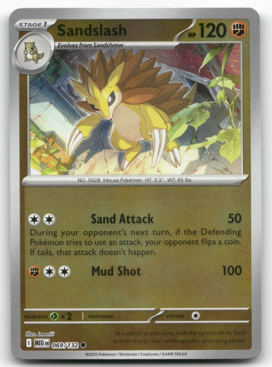 Sandslash Common ME01: Mega Evolution 069/132 NM