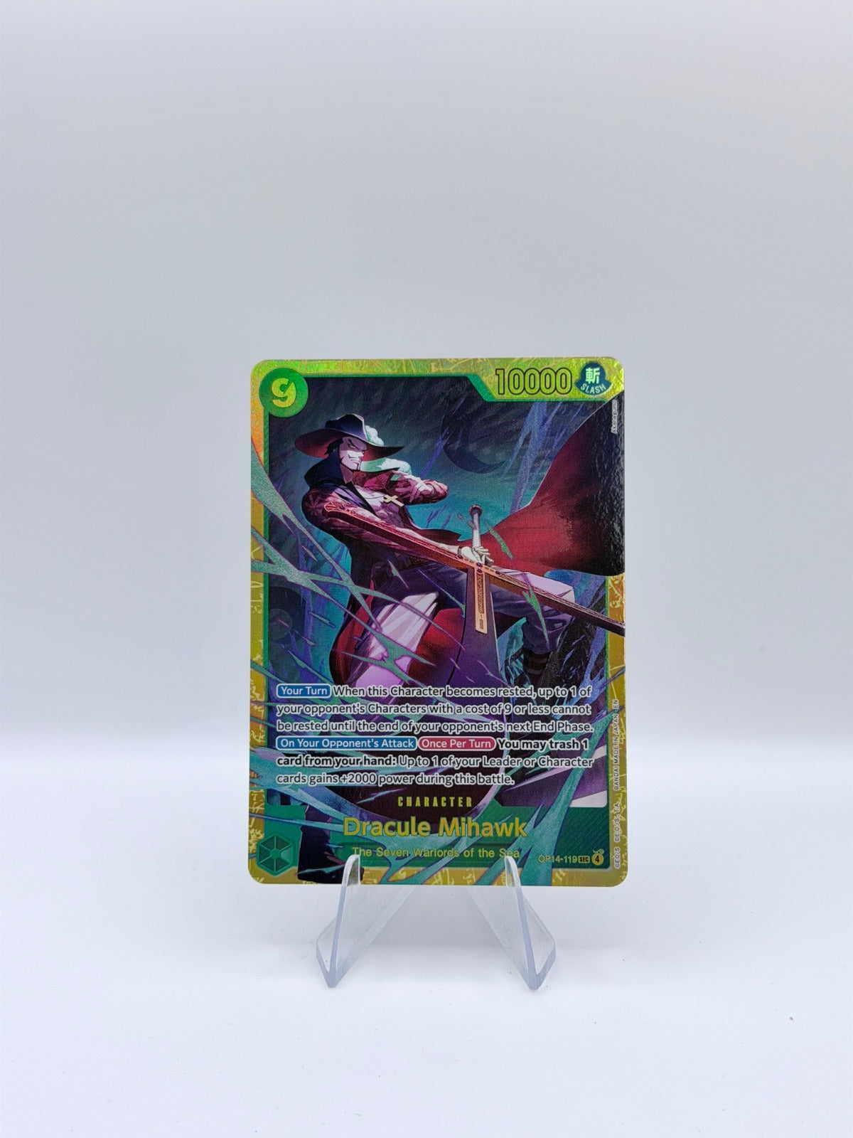 Dracule Mihawk SEC The Azure Sea's Seven OP14-119 NM
