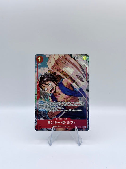 Monkey.D.Luffy Alternate Art The Azure Sea's Seven OP14-013 NM