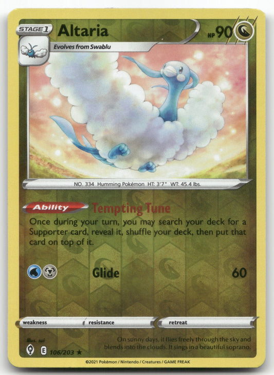 Altaria Uncommon SV03: Obsidian Flames 160/197 NM