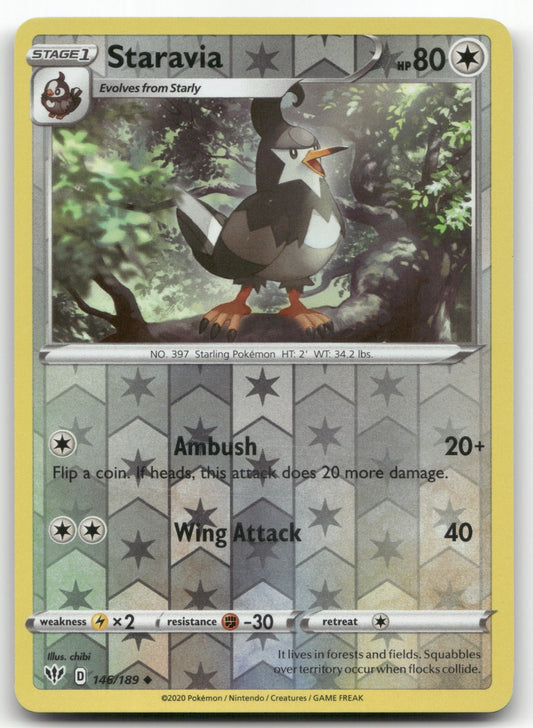 Staravia Uncommon SWSH03: Darkness Ablaze 146/189 NM