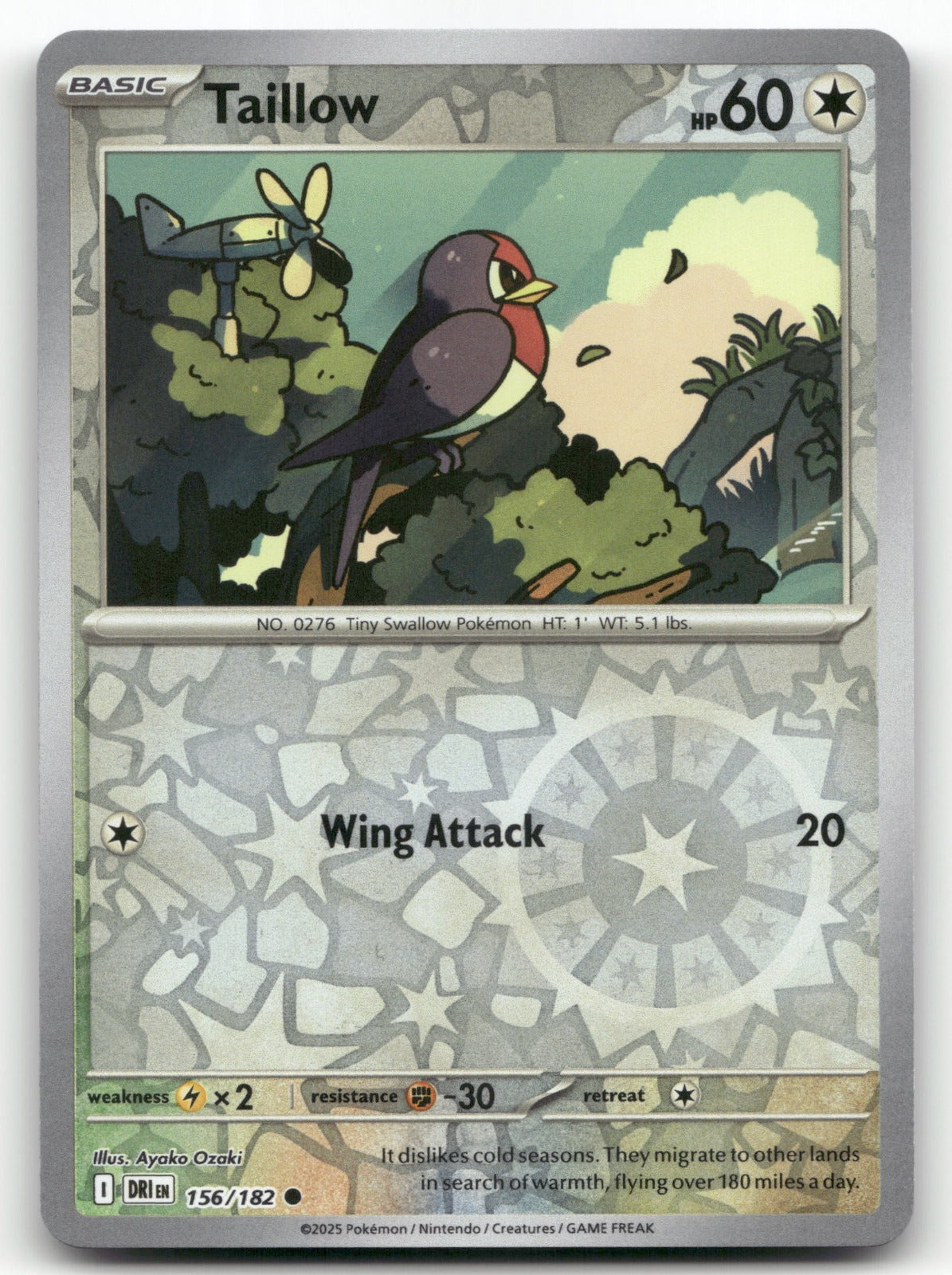 Taillow Common SV10: Destined Rivals 156/182 NM