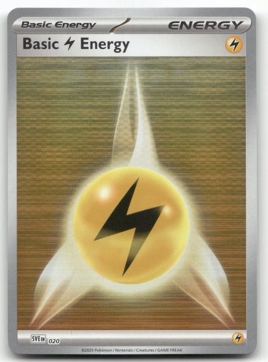 Basic Lightning Energy - Common SVE: Scarlet & Violet Energies 020 NM