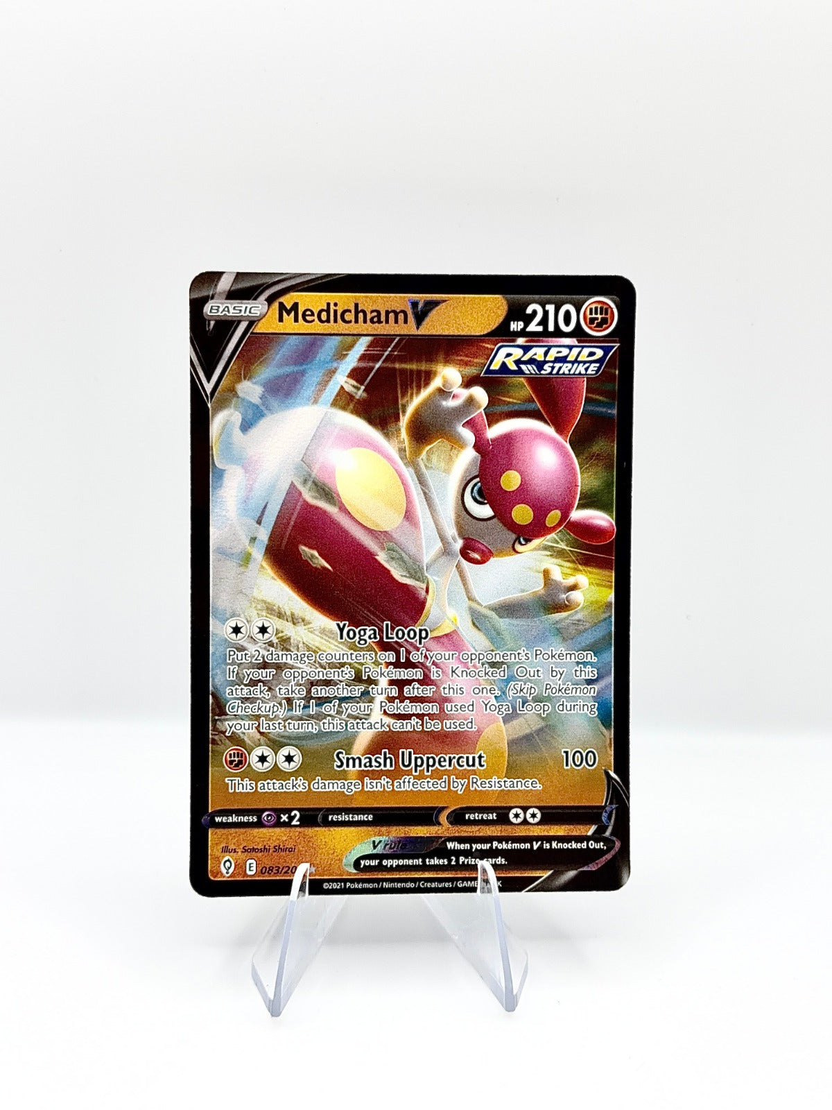 Medicham V Ultra Rare SWSH07: Evolving Skies 083/203 NM