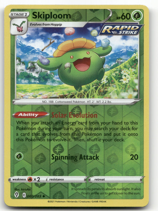 Skiploom Uncommon SWSH07: Evolving Skies 003/203 NM