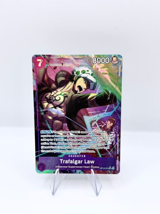 Trafalgar Law (073) (Alternate Art) SR Legacy of the Master OP12-073 NM