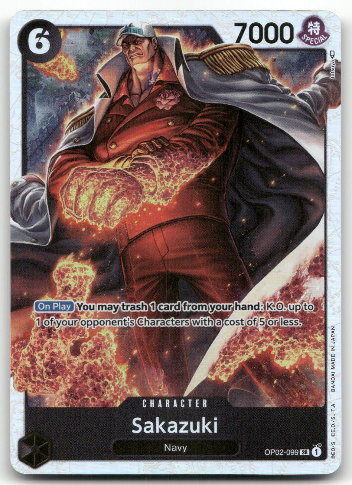 Sakazuki SR Paramount War OP02-099 NM