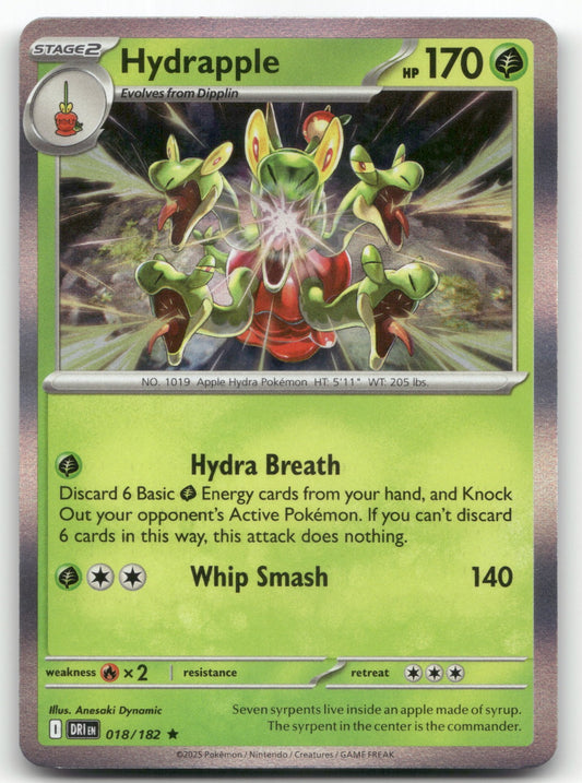 Hydrapple - Rare SV10: Destined Rivals 018/182 NM