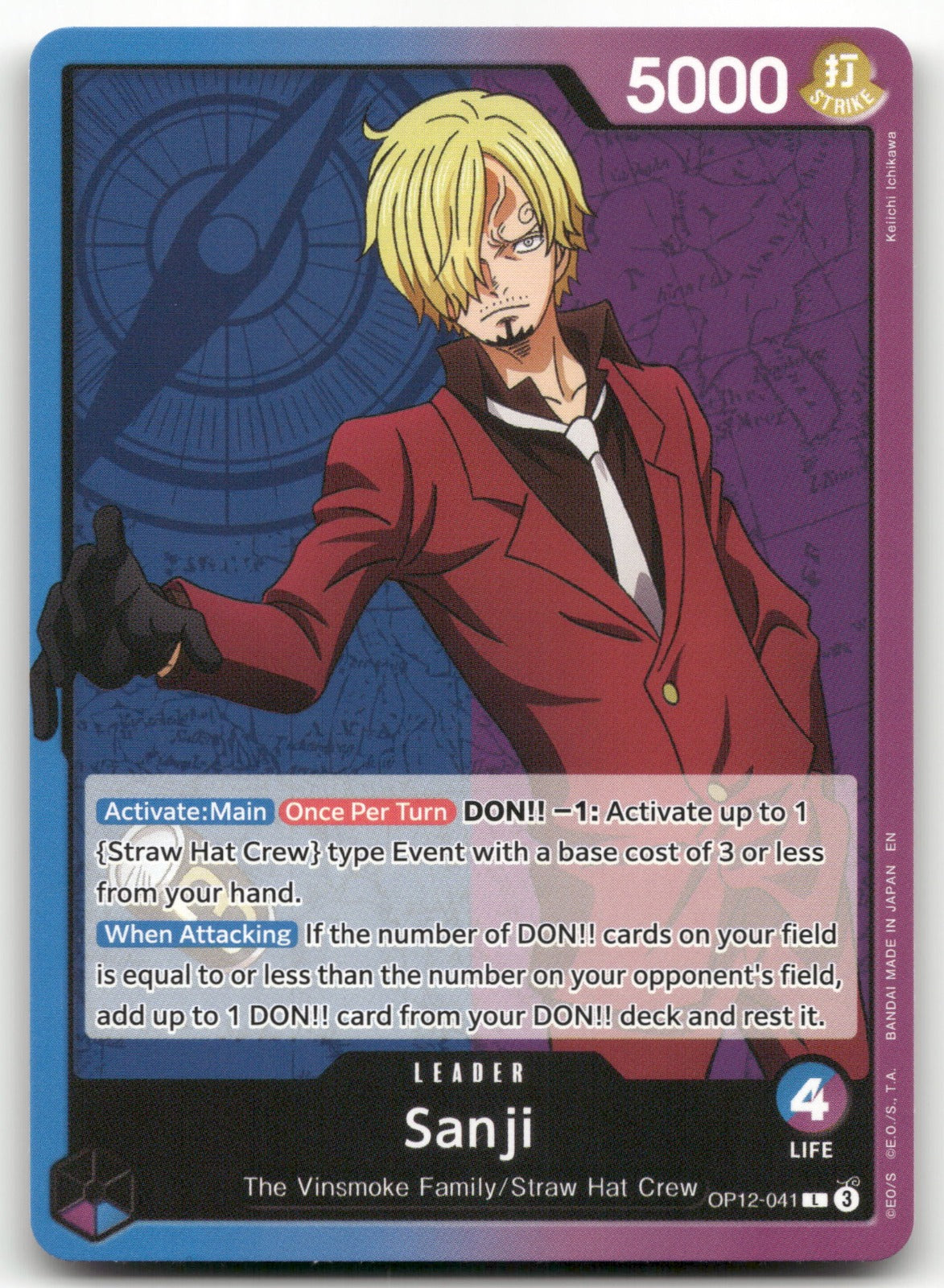 Sanji (041) L Legacy of the Master OP12-041 NM