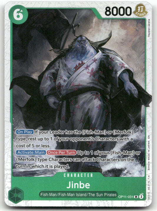 Jinbe (031) SR A Fist of Divine Speed OP11-031 NM