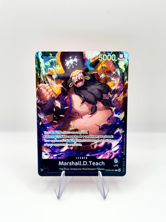 Marshall.D.Teach () L Starter Deck 27: BLACK Marshall.D.Teach OP09-081 NM