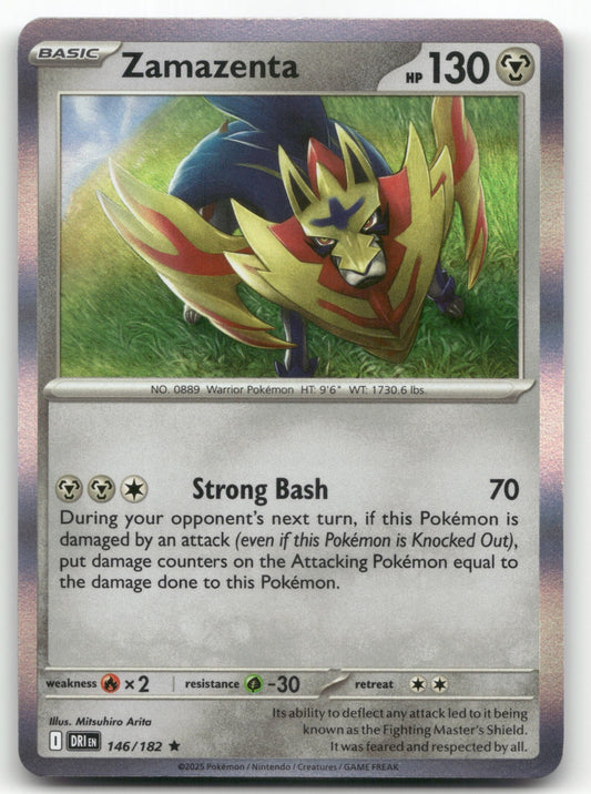 Zamazenta - Rare SV10: Destined Rivals 146/182 NM