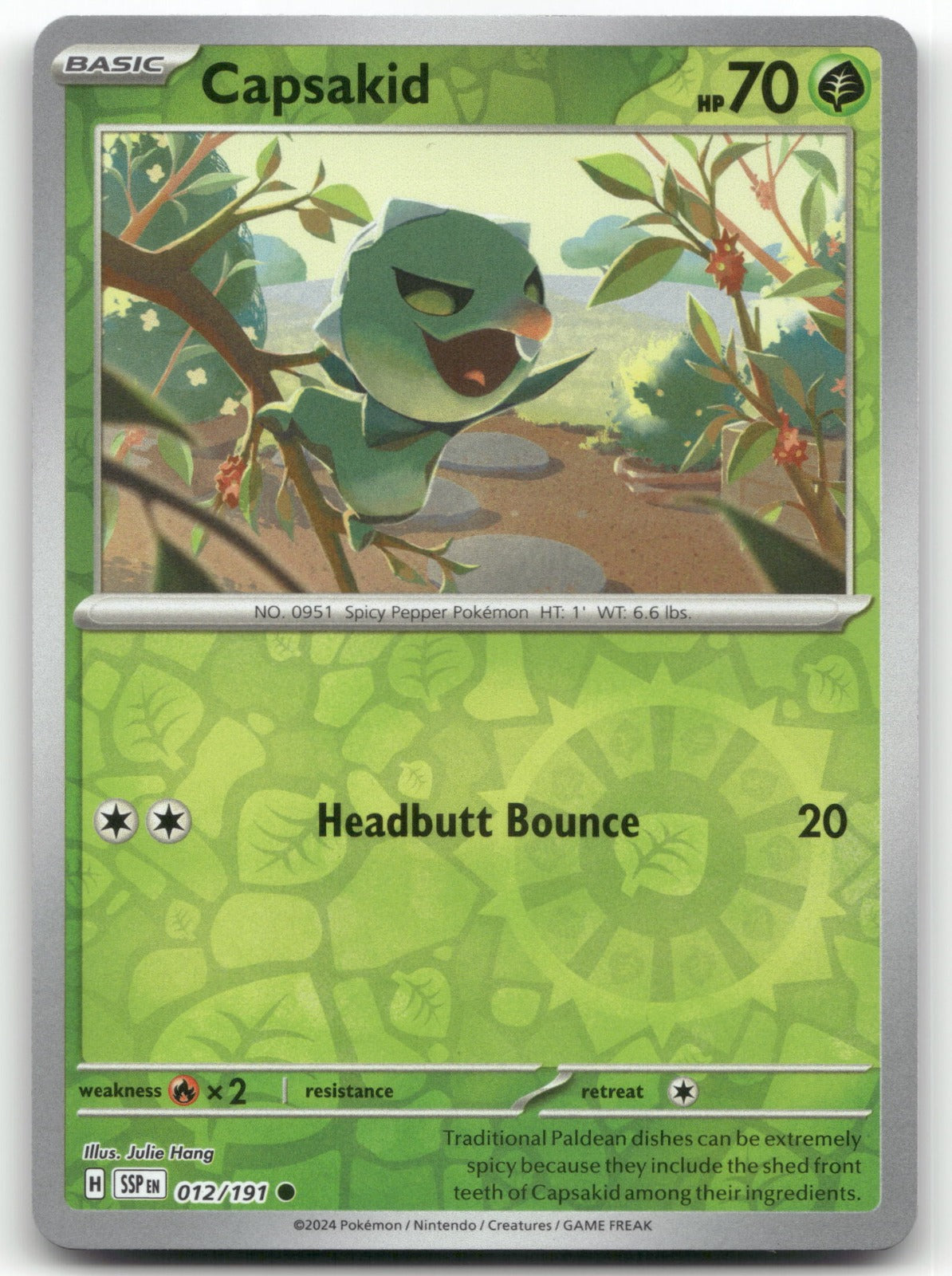 Capsakid Common SV08: Surging Sparks 012/191 NM