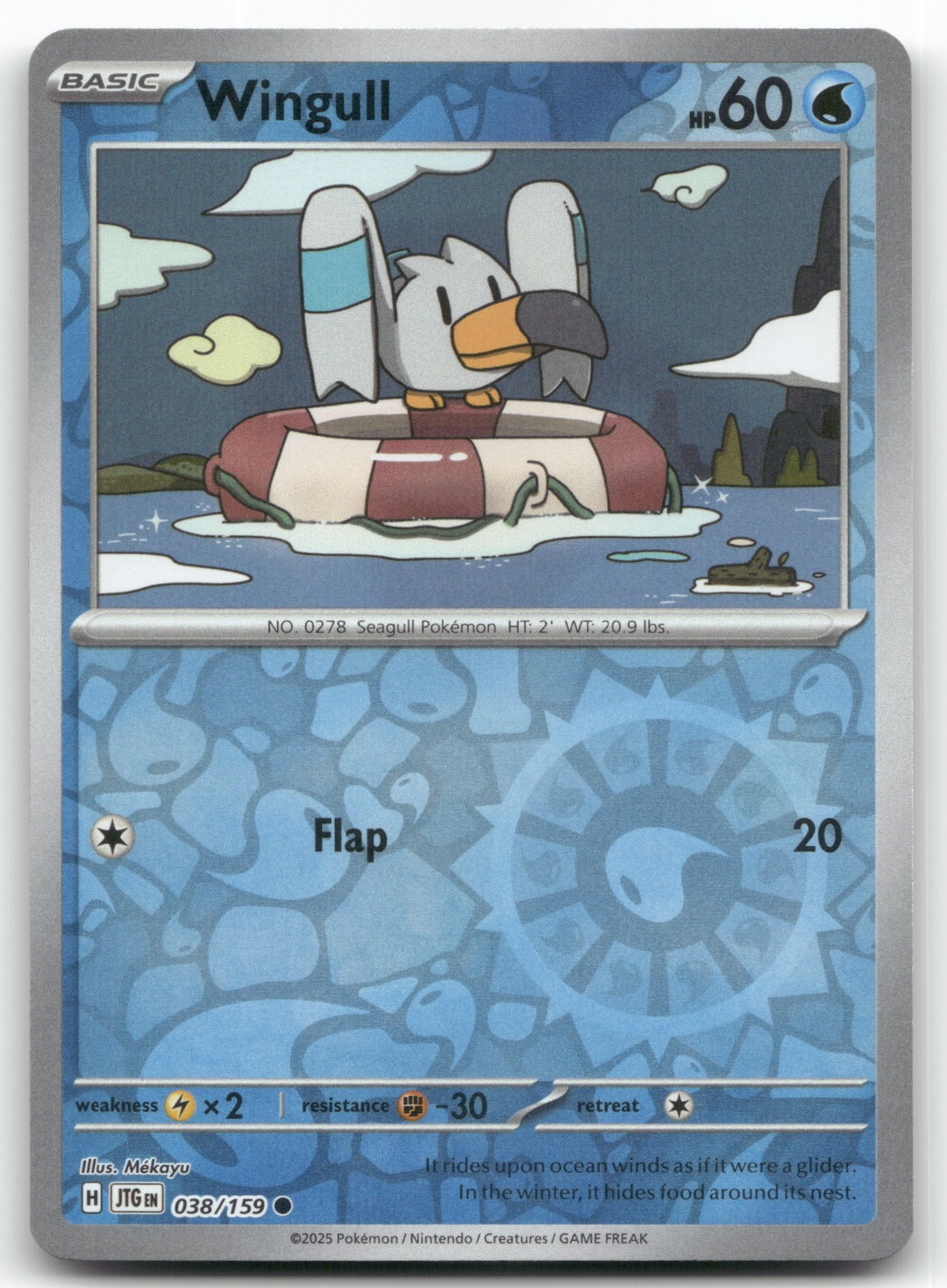 Wingull Common SV09: Journey Together 038/159 NM