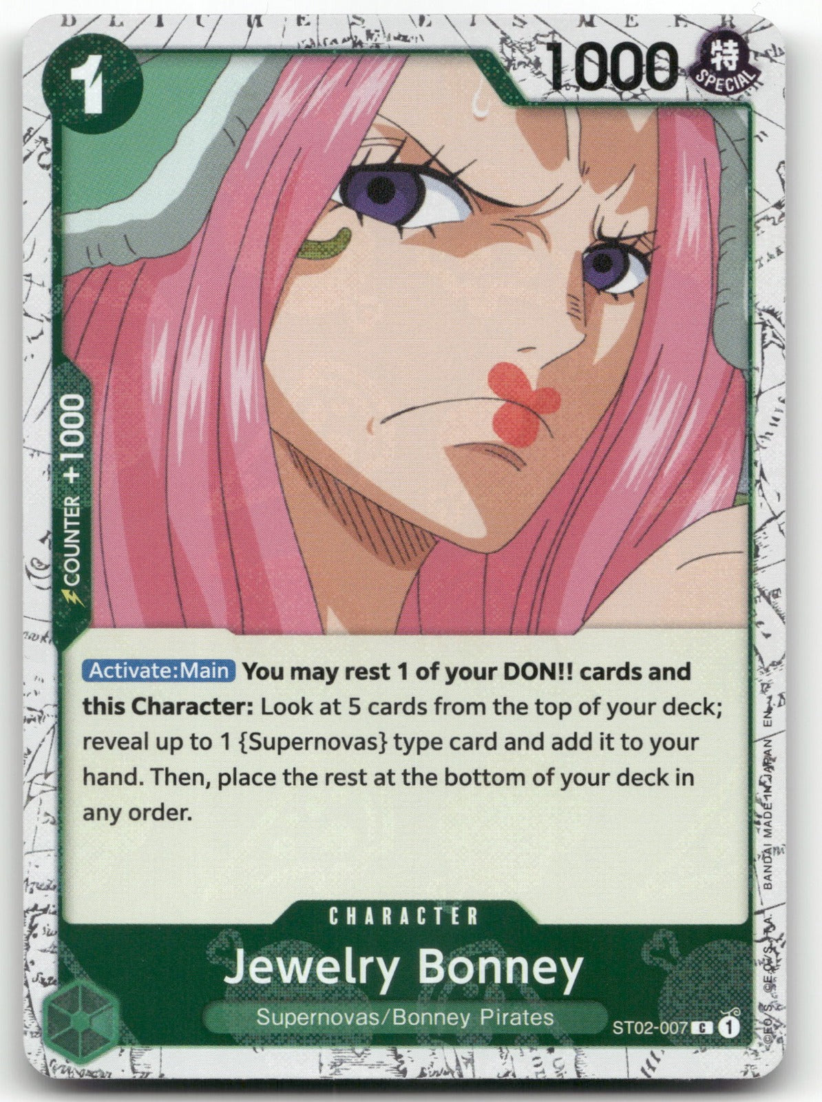 Jewelry Bonney - (Pirate Foil) C Premium Booster -The Best- Vol. 2 ST02-007 NM