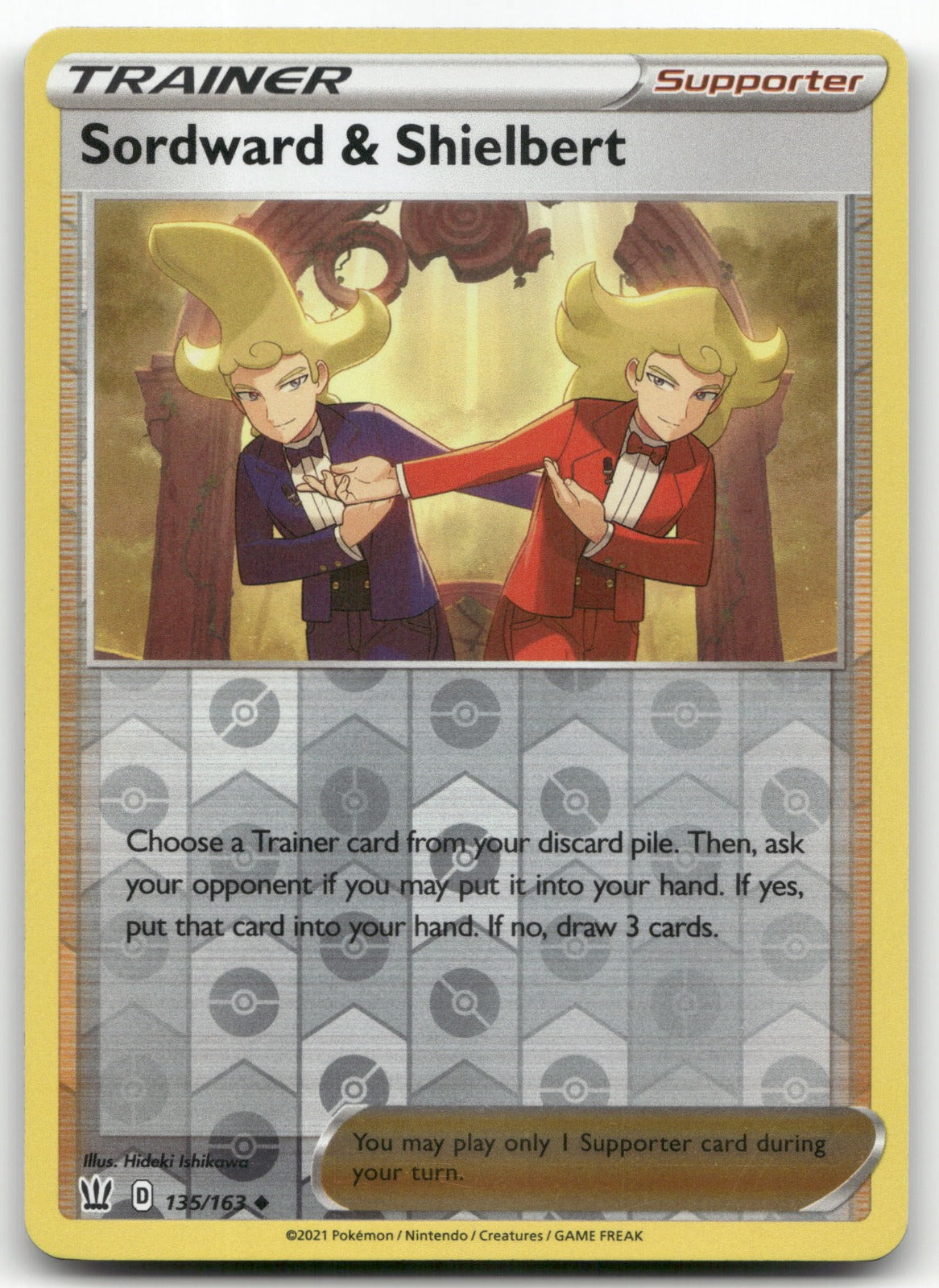 Sordward & Shielbert Uncommon SWSH05: Battle Styles 135/163 NM