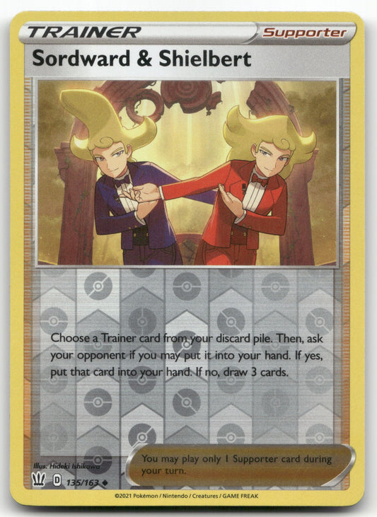 Sordward & Shielbert Uncommon SWSH05: Battle Styles 135/163 NM