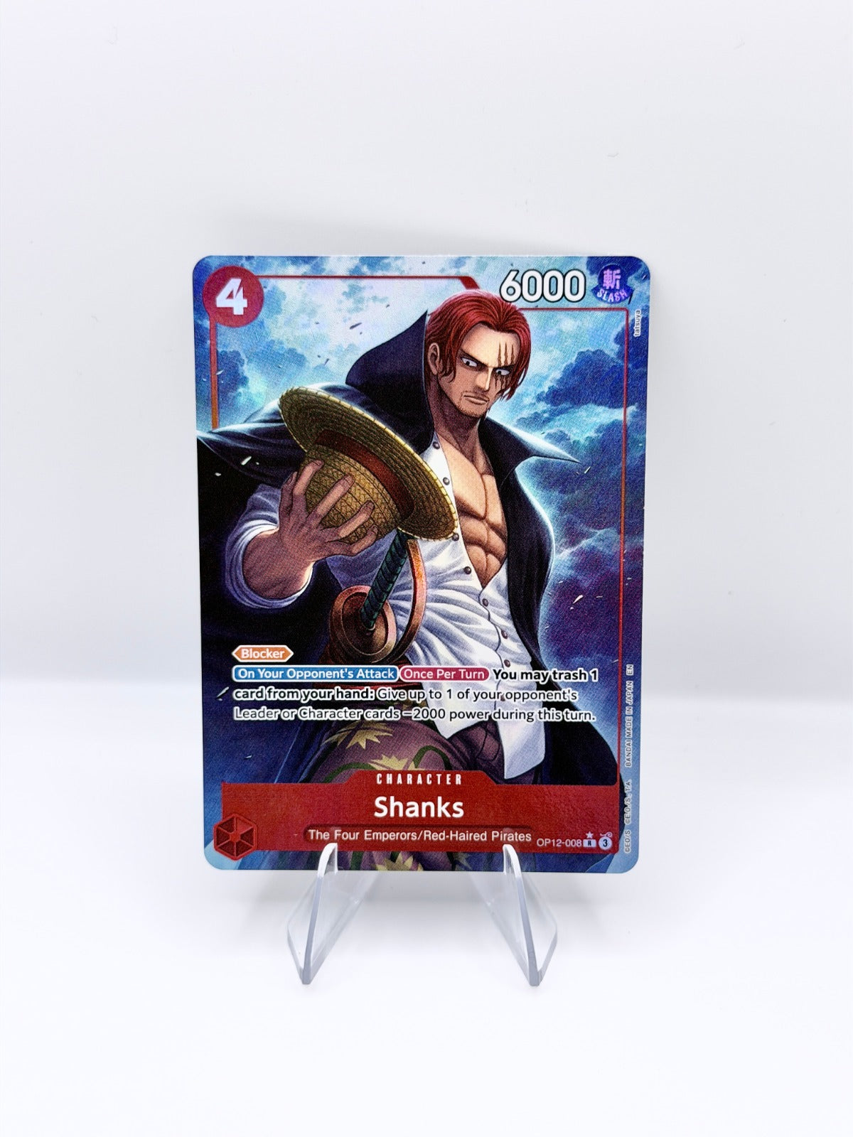 Shanks (008) (Alternate Art) R Legacy of the Master OP12-008 NM