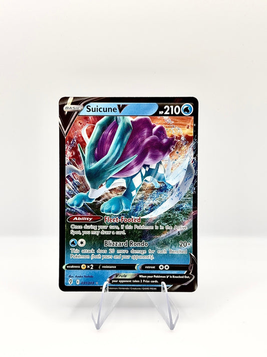 Suicune V Ultra Rare SWSH07: Evolving Skies 031/203 NM
