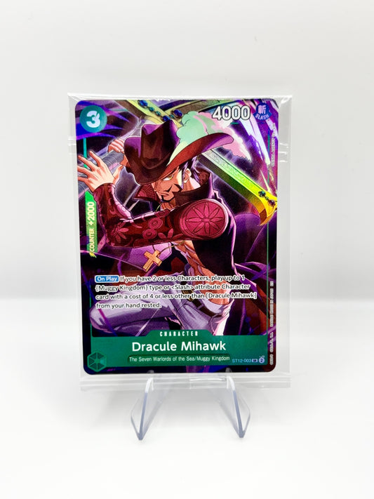 Dracule Mihawk (Illustration Box Vol.4) SR One Piece Promotion Cards ST12-003 NM