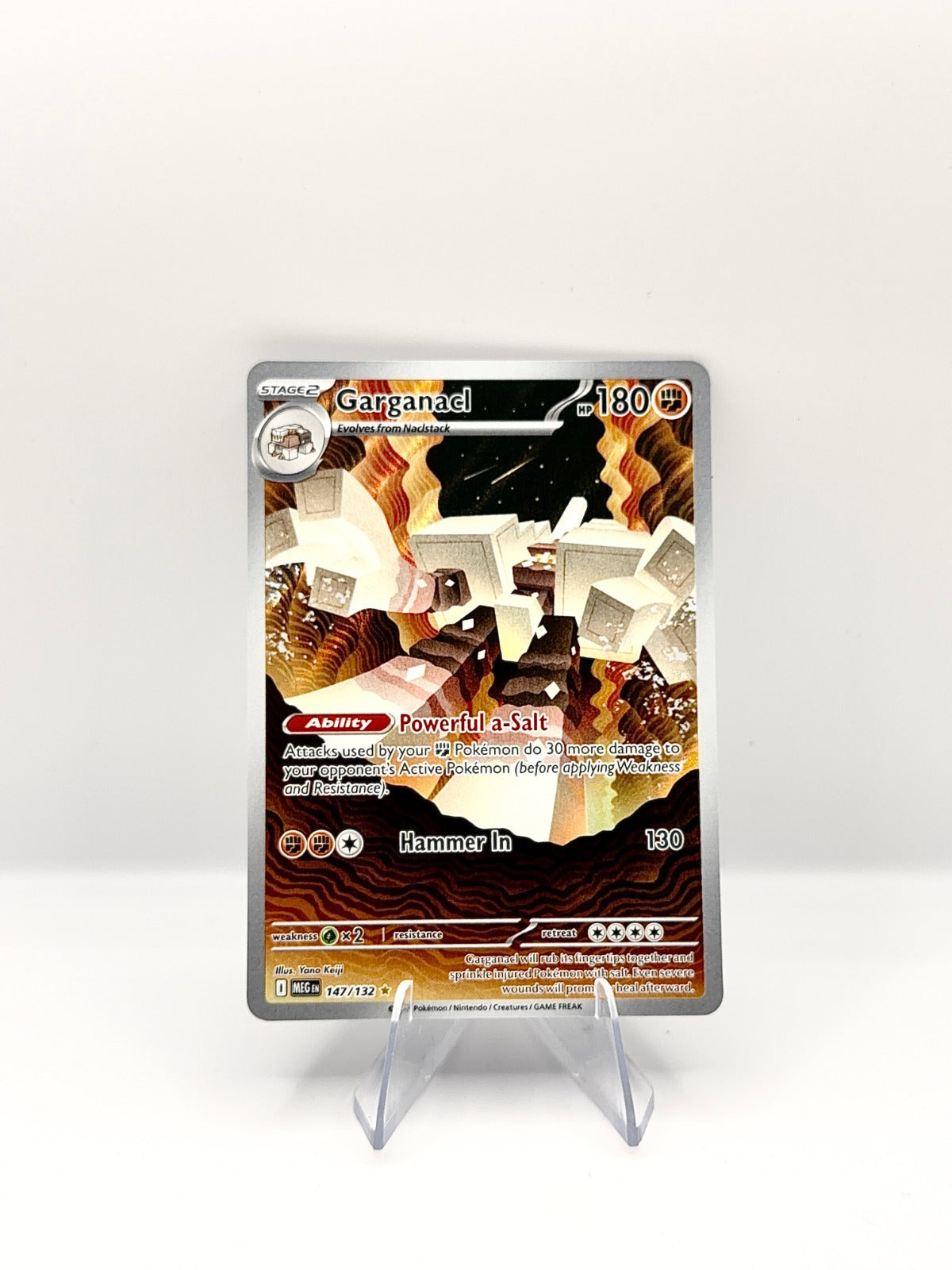 Garganacl - Illustration Rare ME01: Mega Evolution 147/132 NM