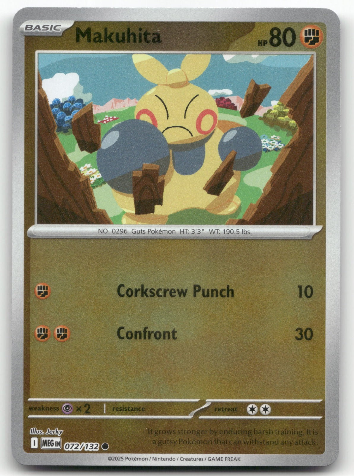 Makuhita Common ME01: Mega Evolution 072/132 NM