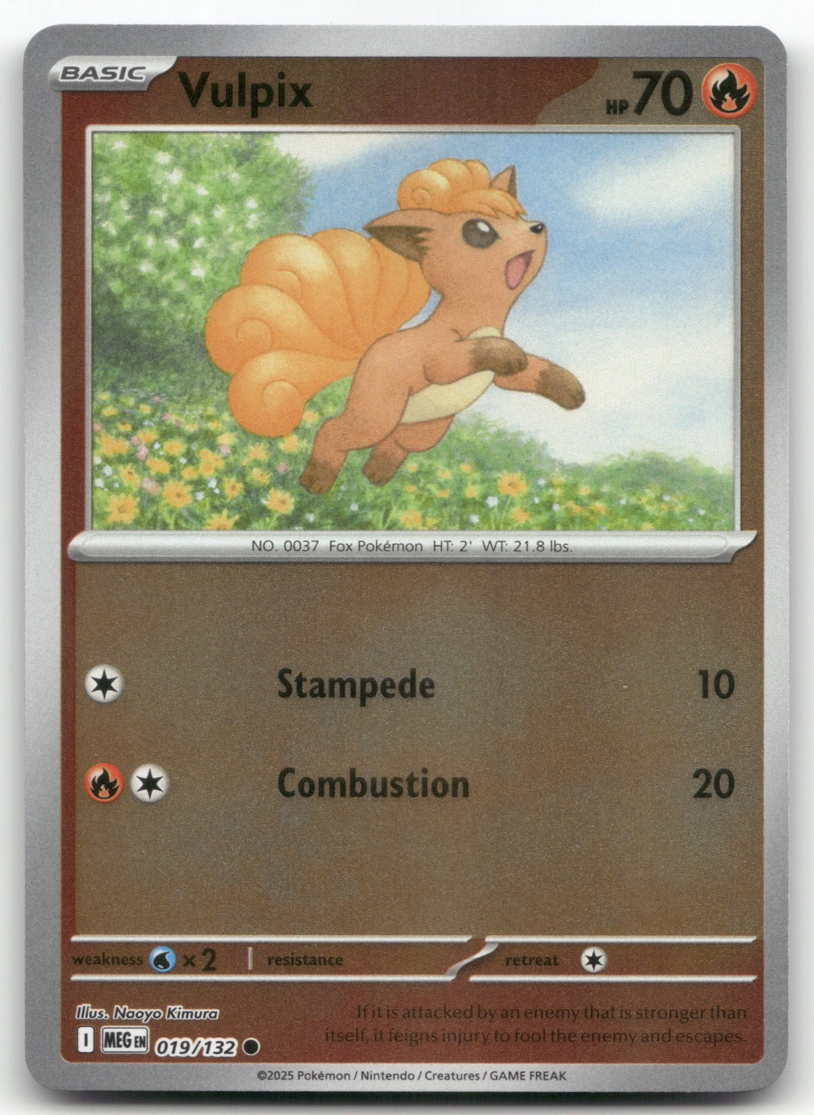 Vulpix - Common ME01: Mega Evolution 019/132 NM