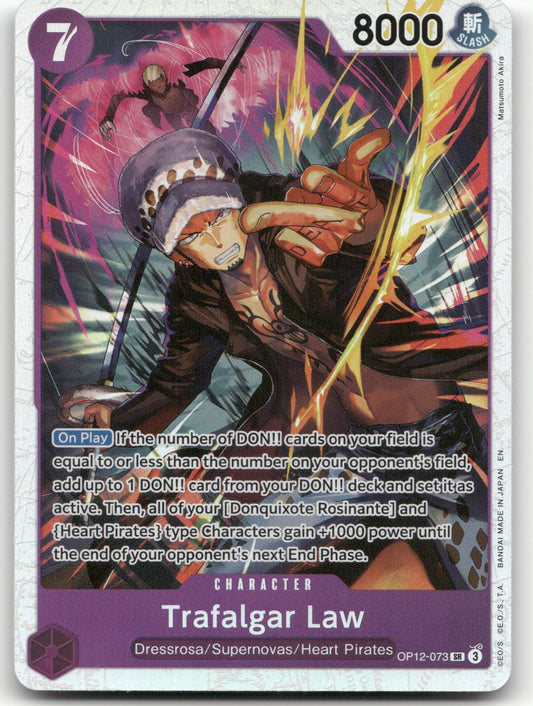 Trafalgar Law (073) SR Legacy of the Master OP12-073 NM