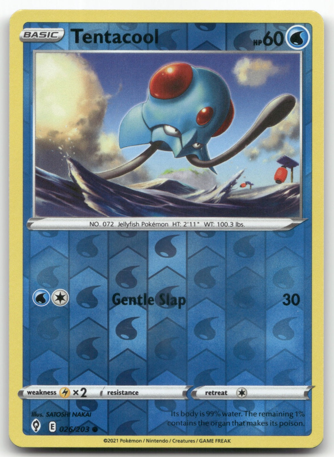 Tentacool Common SWSH07: Evolving Skies 026/203 NM