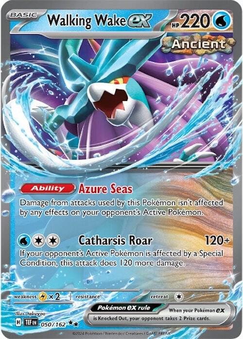 Walking Wake ex Double Rare SV05: Temporal Forces 050/162 NM