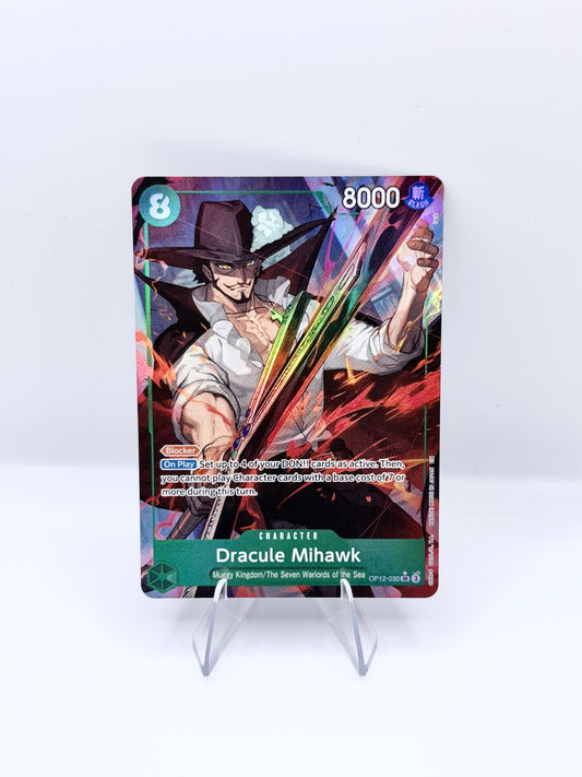 Dracule Mihawk (Alternate Art) SR Legacy of the Master OP12-030 NM