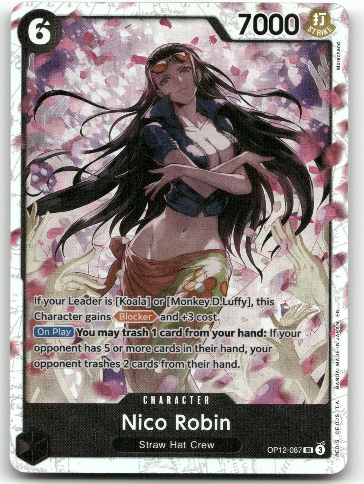 Nico Robin SR Legacy of the Master OP12-087 NM