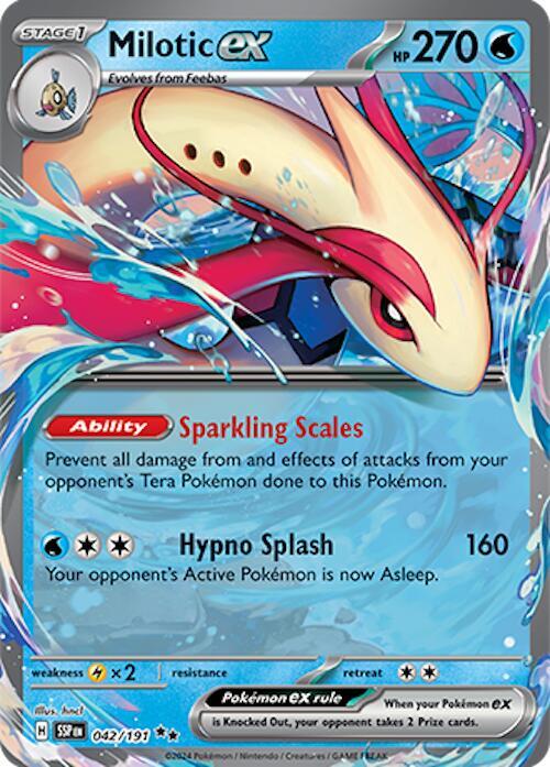 Milotic ex Double Rare SV08: Surging Sparks 042/191 NM