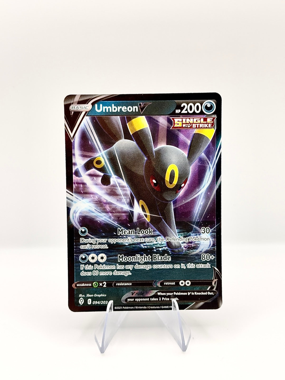 Umbreon V Ultra Rare SWSH07: Evolving Skies 094/203 NM