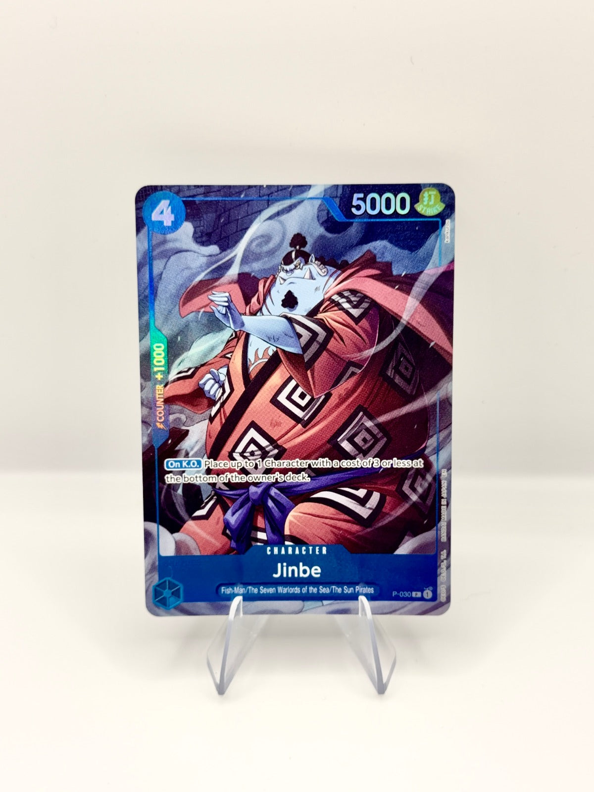 Jinbe (Seven Warlords of the Sea Binder Set) PR One Piece Promotion Cards P-030 NM