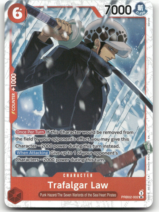 Trafalgar Law - SR Premium Booster -The Best- Vol. 2 PRB02-002 NM