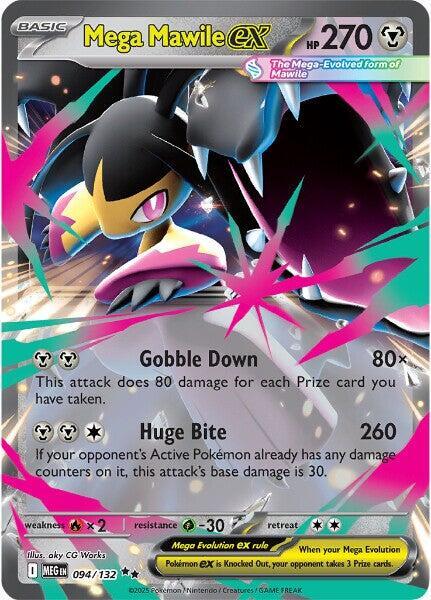 Mega Mawile ex Double Rare ME01: Mega Evolution 094/132 NM