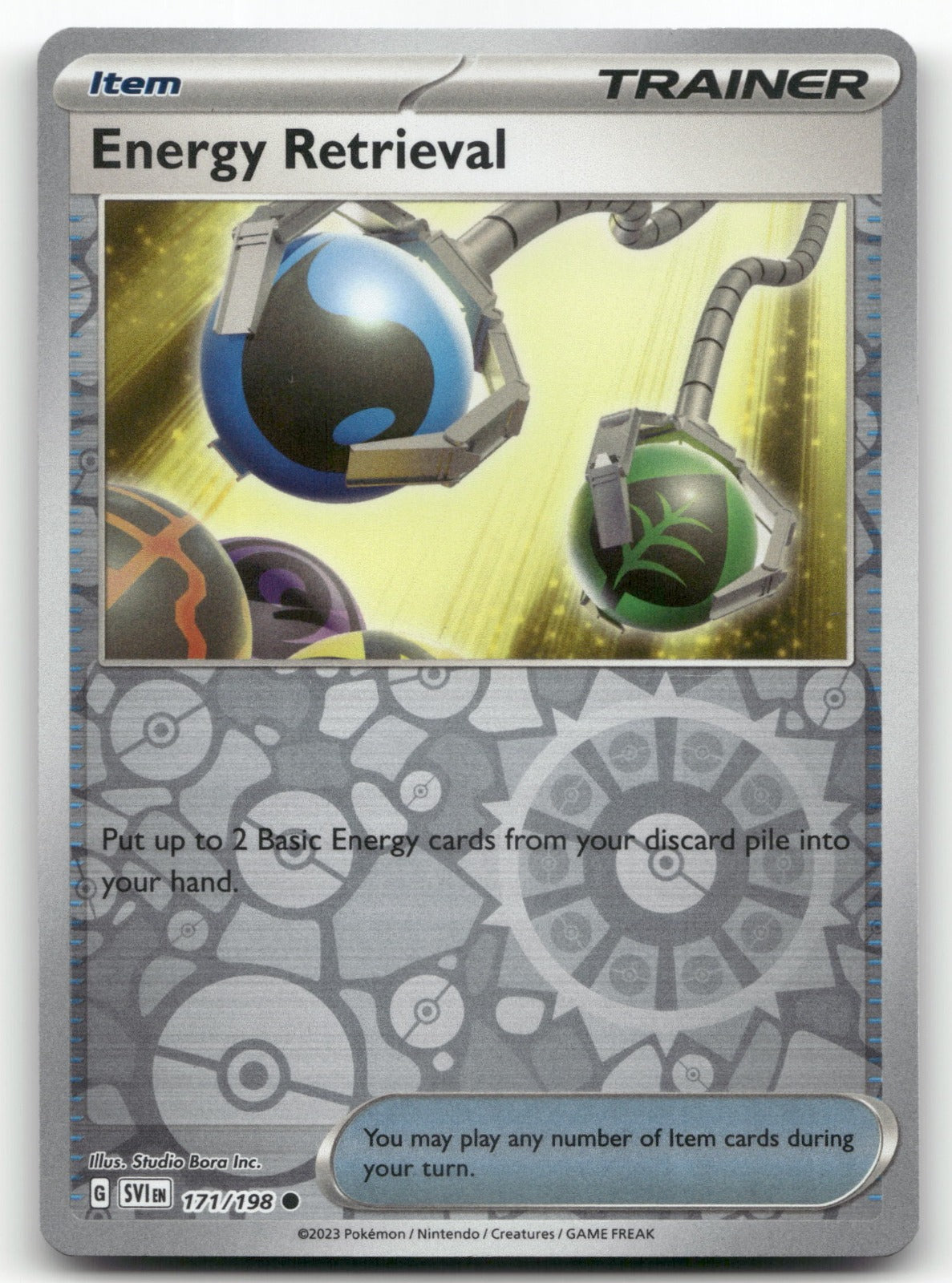 Energy Retrieval Common SV01: Scarlet & Violet Base Set 171/198 NM