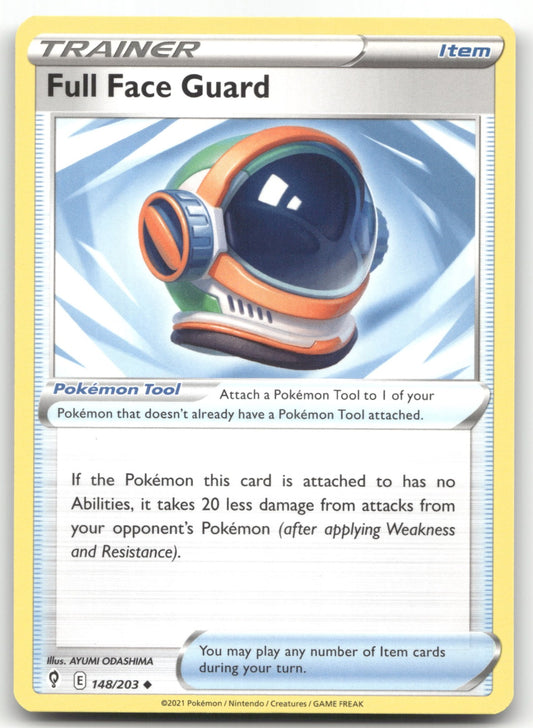 Full Face Guard Uncommon SWSH07: Evolving Skies 148/203 NM
