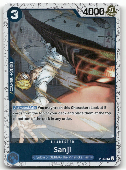 Sanji - (Pirate Foil) PR Premium Booster -The Best- Vol. 2 P-068 NM
