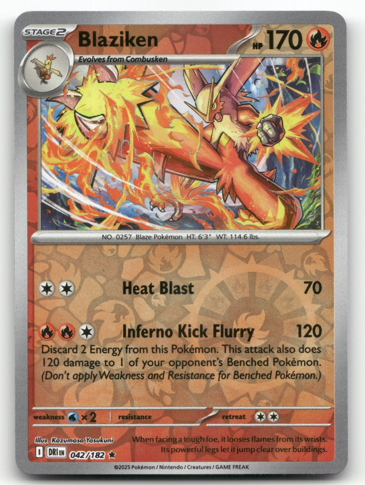 Blaziken - Rare SV10: Destined Rivals 042/182 NM