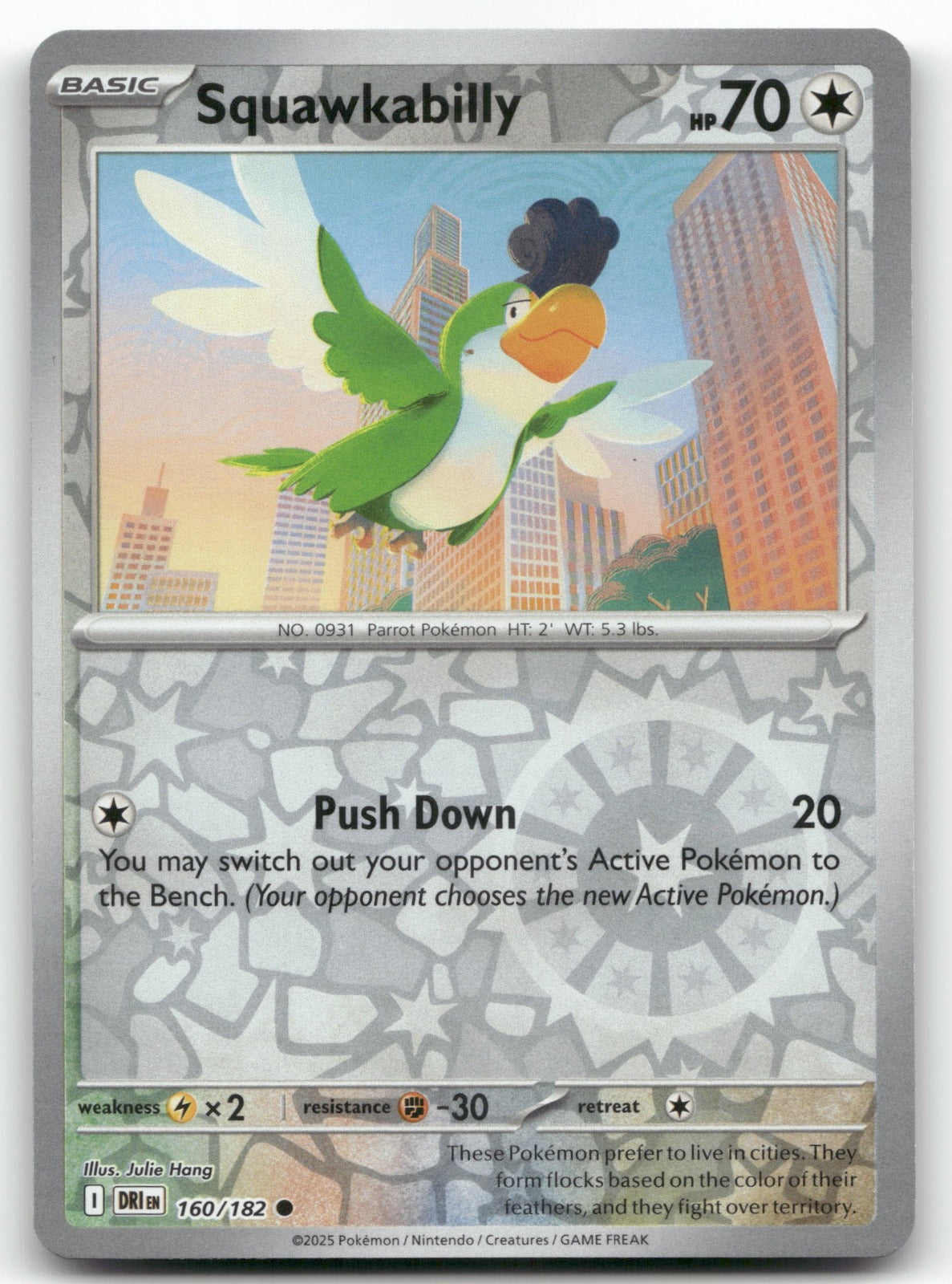 Squawkabilly Common SV10: Destined Rivals 160/182 NM
