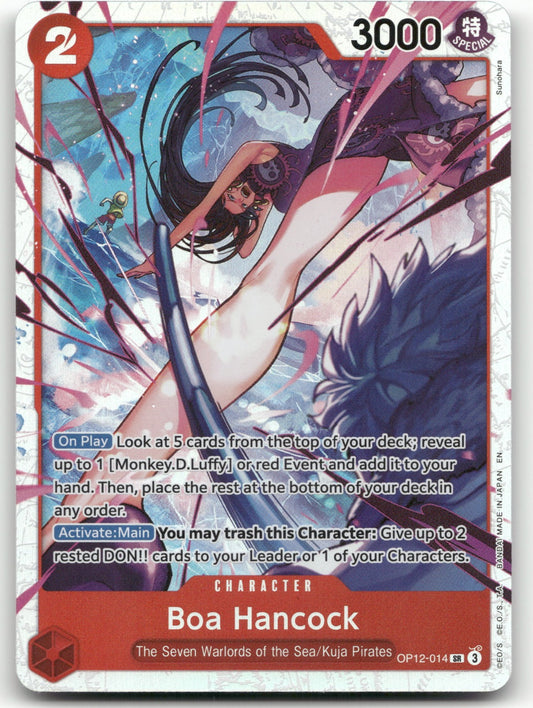 Boa Hancock SR Legacy of the Master OP12-014 NM