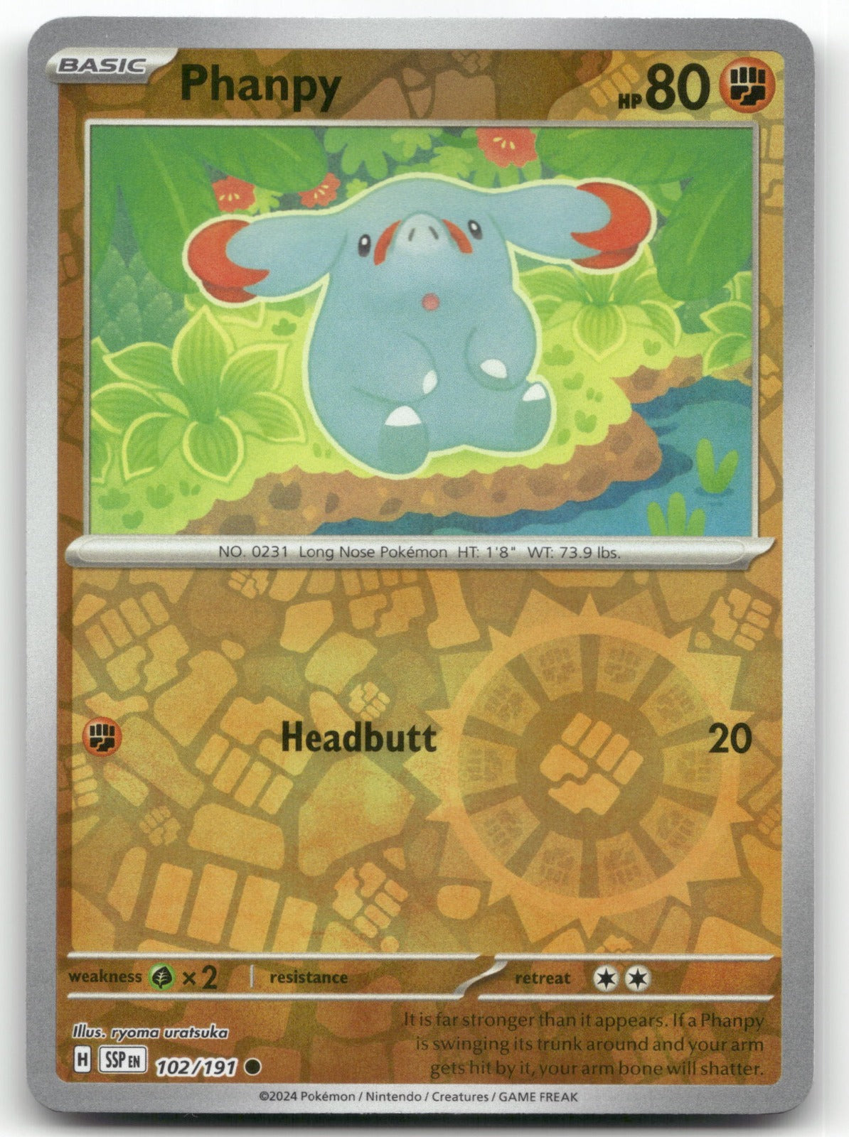 Phanpy - Common SV08: Surging Sparks 102/191 NM