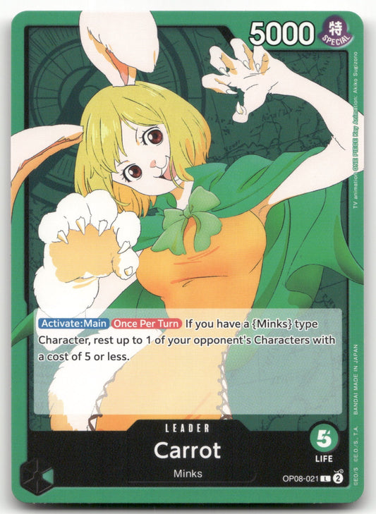 Carrot (021) L Two Legends OP08-021 NM