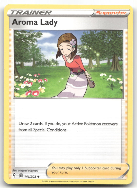 Aroma Lady Uncommon SWSH07: Evolving Skies 141/203 NM