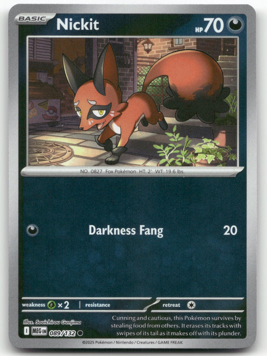 Nickit Common ME01: Mega Evolution 089/132 NM